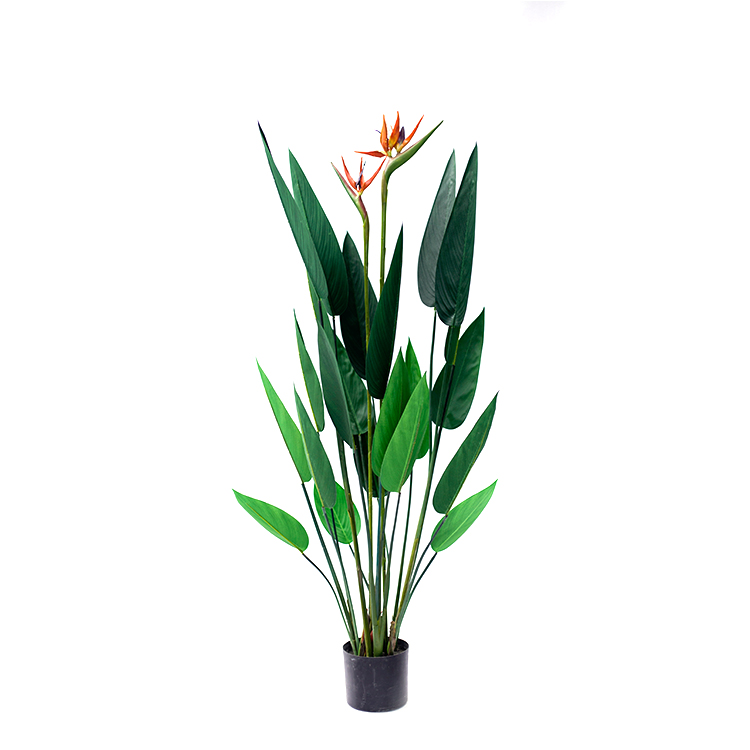 Quickly Delivery Artificial Paradise Bird Plant Faux Bird Of Paradise Flower For Home Decoration