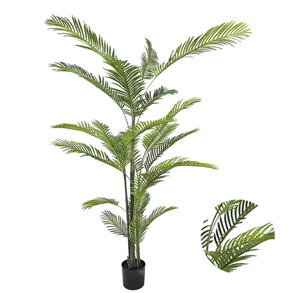 Artificial Tree Highly Customized Artificial Areca Palm Planting Big Areca Palm Leaf Plant