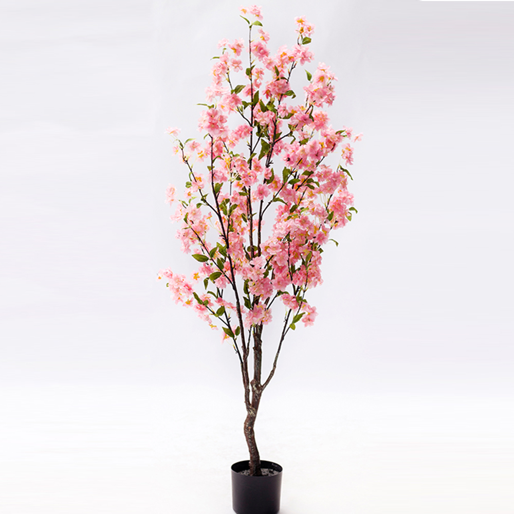 Artificial Flowers Cherry Blossom Branches Plants Cherry Blossom Tree For Home And Garden Decoration