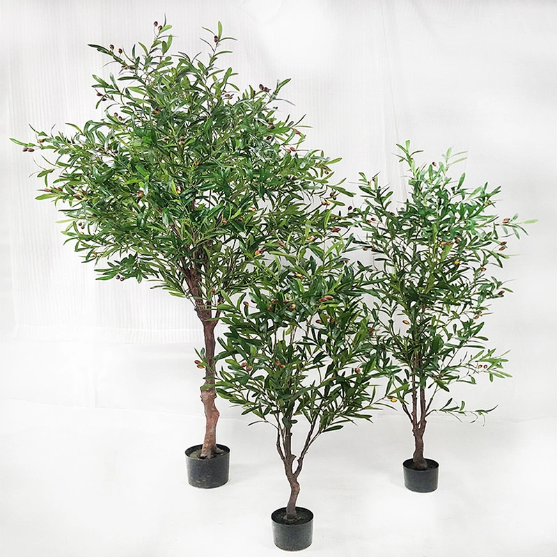 Wholesale Cheap Real Touch Artificial Oliver Tree Plants Artificial Oliver Trees For  Living Decoration