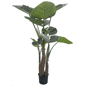 High Performance Artificial Decorative TARO Leaf Tree Artificial Green Tree Plant TARO Leaf Tree