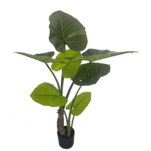 High Performance Artificial Decorative TARO Leaf Tree Artificial Green Tree Plant TARO Leaf Tree