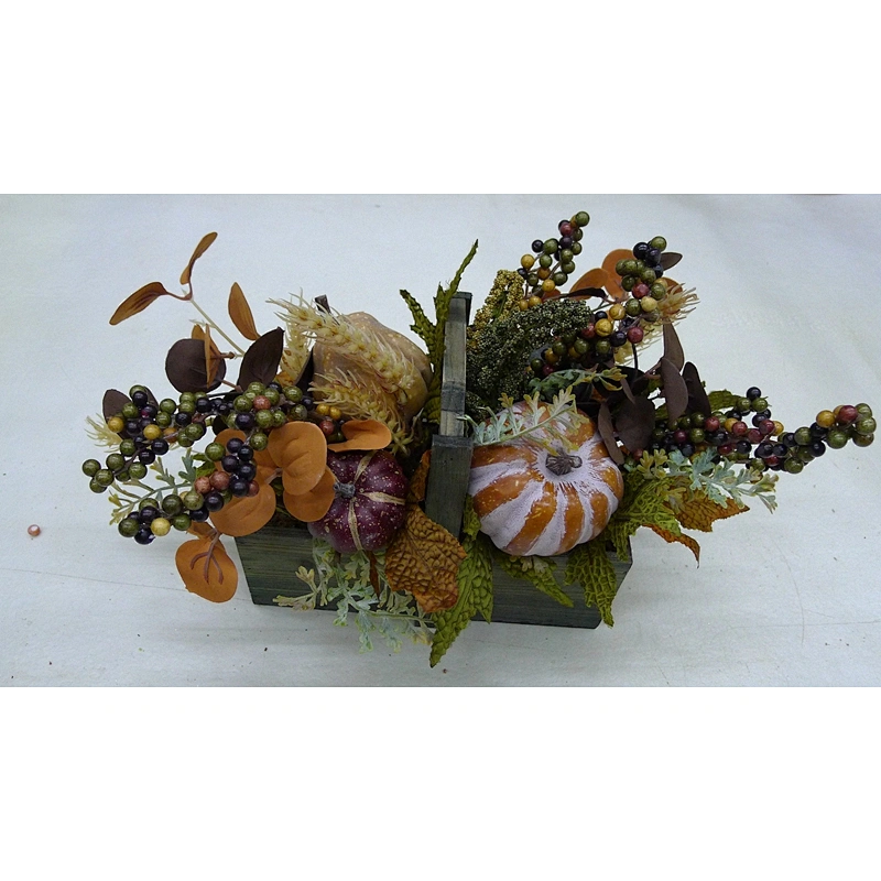 Manufacturers Hot Selling Artificial Autumn Indoor Decoration Pumpkin Wreath