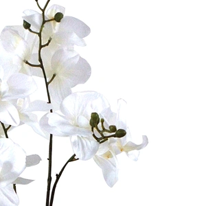 Home Office Artificial Orchid Flower Decor Real Touch Artificial Vivid Orchid Flower Plant With Pot
