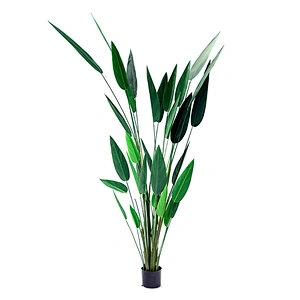 Good prices OEM Excellent Quality Strelitzia Plants Bonsai Fabric Ornamental Artificial Leaves Trees