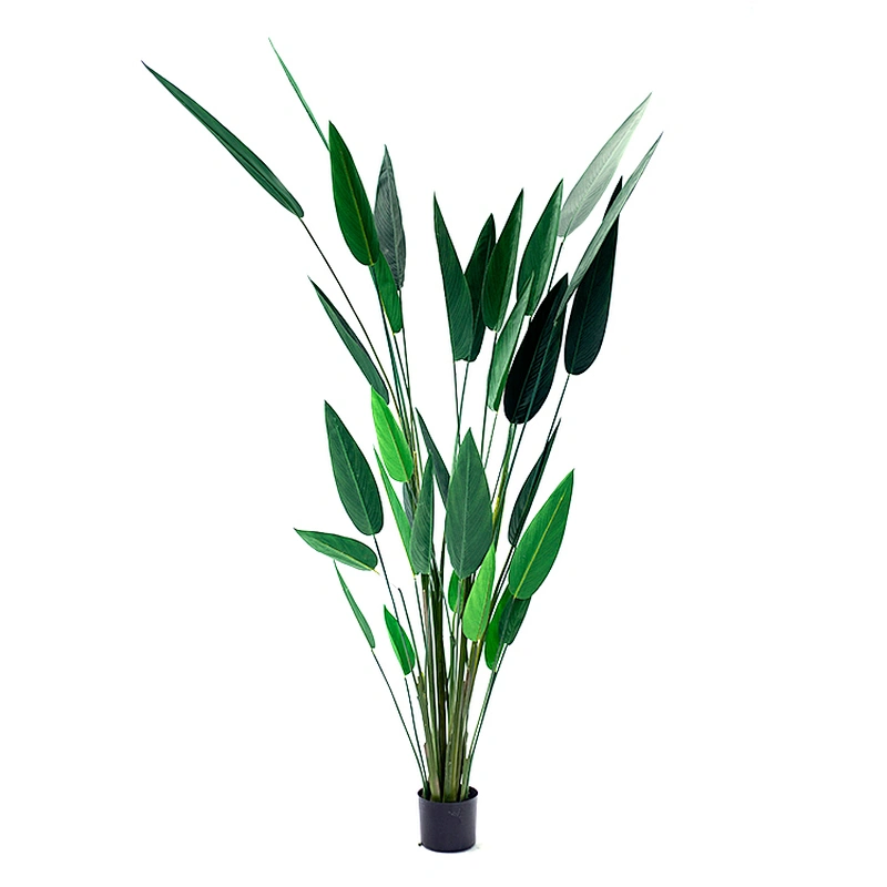 Good prices OEM Excellent Quality Strelitzia Plants Bonsai Fabric Ornamental Artificial Leaves Trees