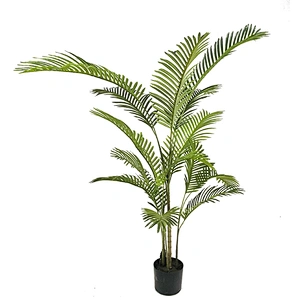 Natural decorative Faux Greenery Areca Palm Outdoor Shower Artificial Areca Palm Tree With Artificial Home Plant
