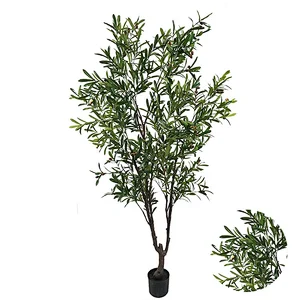 Manufacturer Direct Sale Decoration Artificial Oliver Trees Home Artificial Bonsai  Artificial Oliver Trees