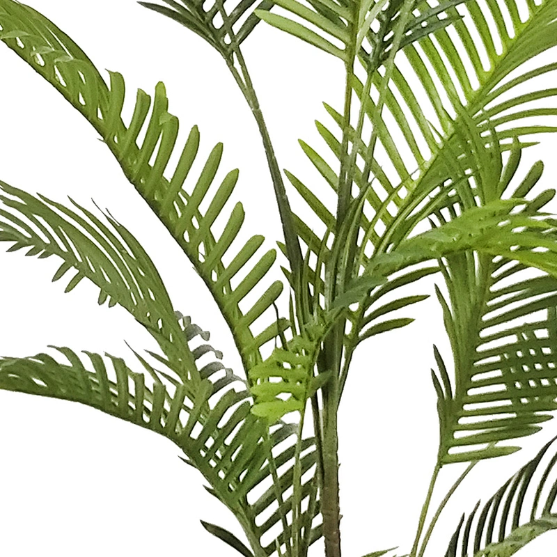 Wholesale Indoor Garden Decoration Areca Palm Plastic Bonsai Artificial Areca Palm Trees