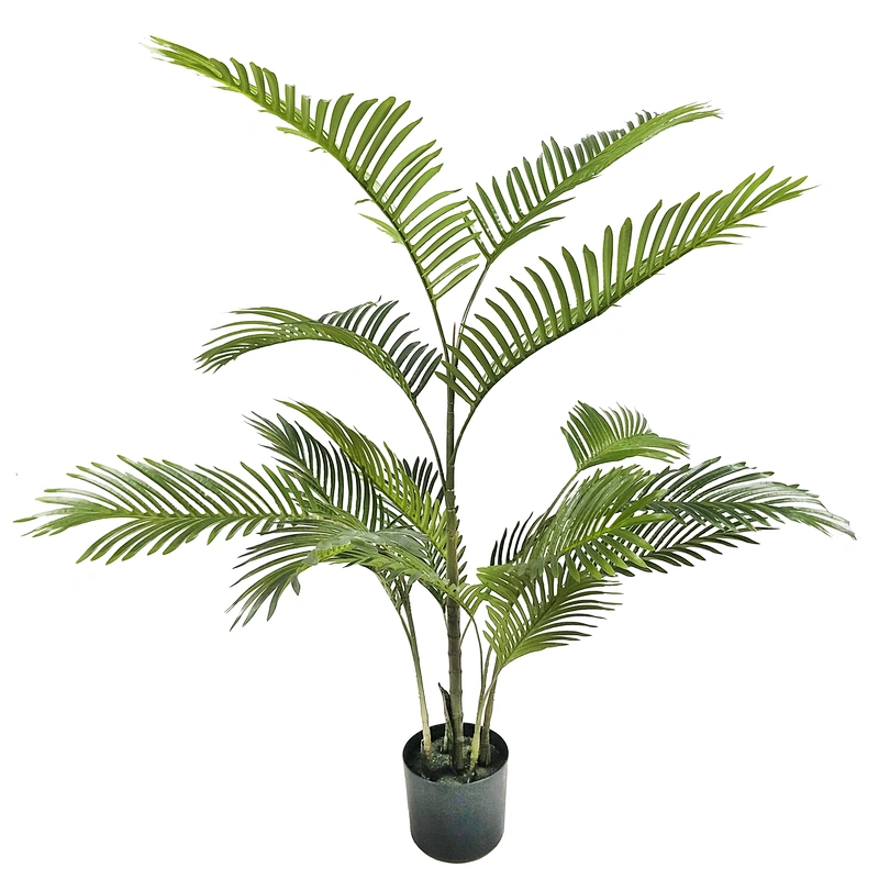 Cheap Artificial Chrysalidocarpus Lutescens Areca Palm Green Plant Dypsis Lutescens Areca Palm