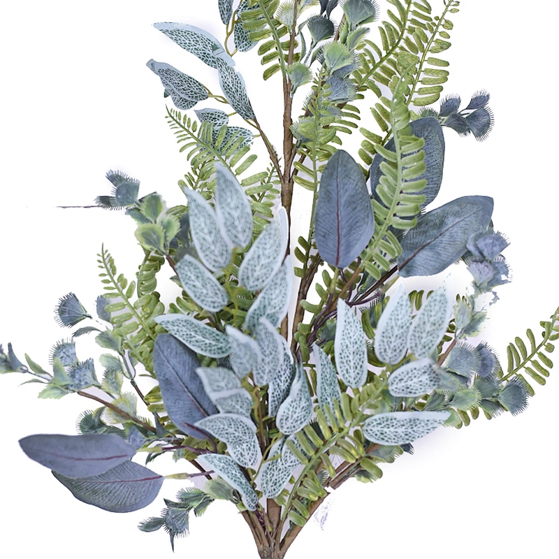 Artifical Real Touch Spring Greenery Teardrop Ornamental Hand wrapped Eucalyptus teardrop