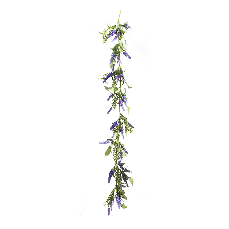 Hand Wrapped Spring Lavender Floral Garland Arts And Crafts decoration simulation Garland