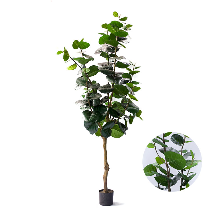 Factory Wholesale price artificial plant indoor display trees fabric artificial plant for sale