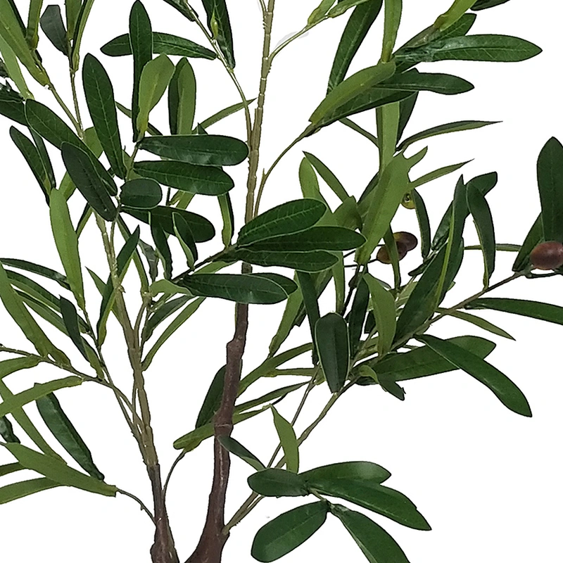Artificial Foliace Plastic Fabric Evergreen Oliver Tree Plant Oliver For Garden Decoration