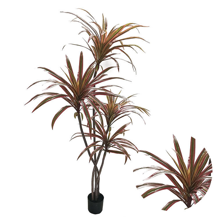 Factory price artificial dracaena plant new design greenery artificial dracaena plant for sale