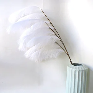 Artificial flower faux reed/artificial flower plants pampas grass dried for home decor