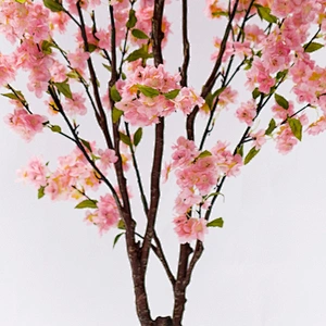 Best Quality Real Touch Cherry Blossom Tree Artificial Bonsai Cherry Blossom Tree