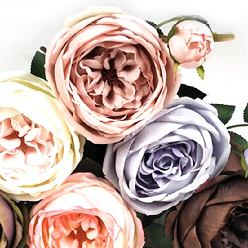 Fashion Design Real Natural Silkyway Rose Artificial Flower Wedding Decoration Artificial Flower
