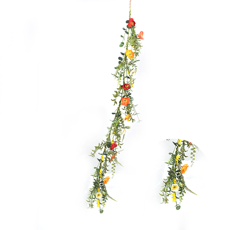 Wild Flower artifical plant Garland home decoration artificial plant Carnation Garland