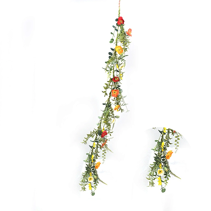 Wild Flower artifical plant Garland home decoration artificial plant Carnation Garland