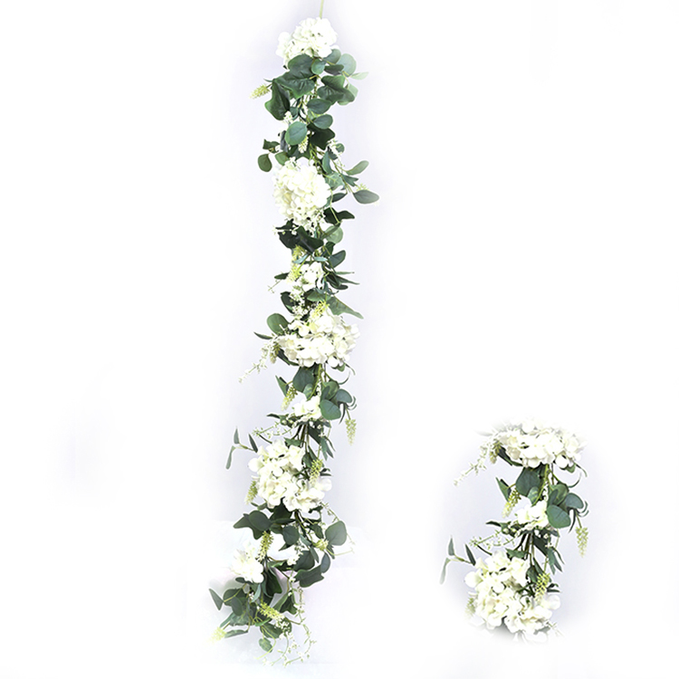 Artificial home decoration plant Hydrangea Garland personalized Luxury spring Garland on sale
