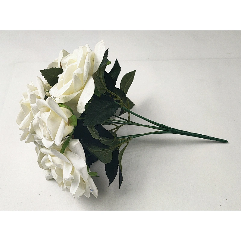 SILKYWAY ROSE BUSH  ARTIFICIAL FLOWER 1002-ZXZ-7T