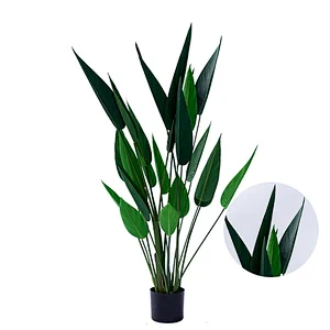 hot sale beautiful artificial strelitzia decoration indoor display artificial strelitzia plant
