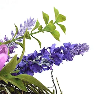 Easter Ornamental Craft Tulip Lavender Bird Nest Basket Egg With Tulip Bird Nest