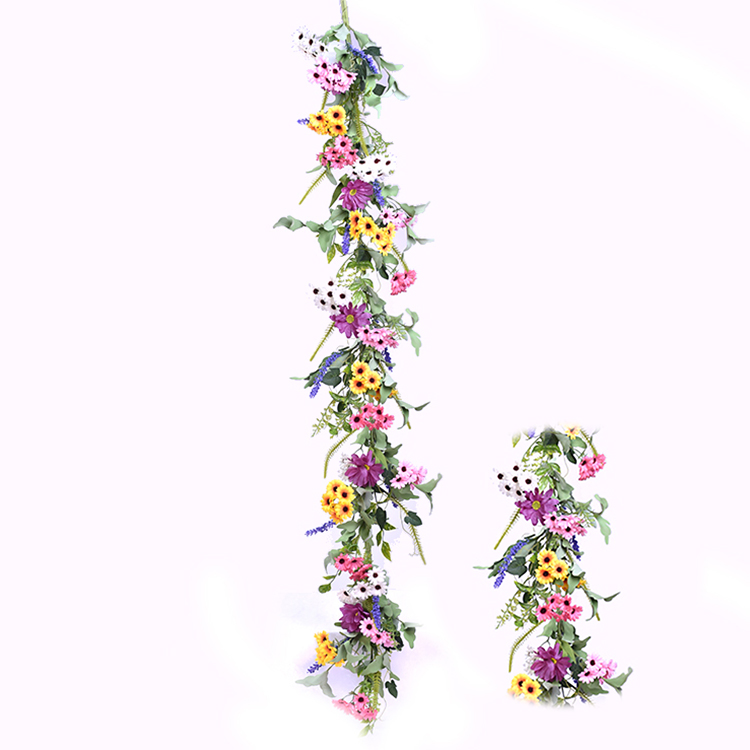 Ornamental personalized Spring Flower Garland Handy Carfts artifical plant Garland