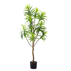 Popular Vivid Customized Indoor Display Foliace Artificial Plant Artificial Tree And Plants
