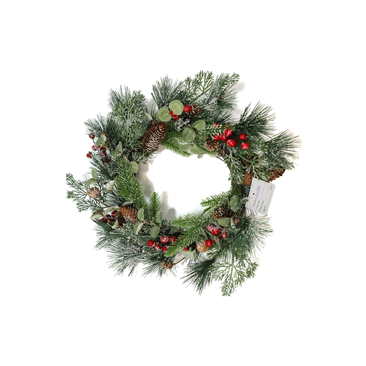 Factory Sale Low Price Wholesale Simulation Christmas Wreath Ornaments Decorations