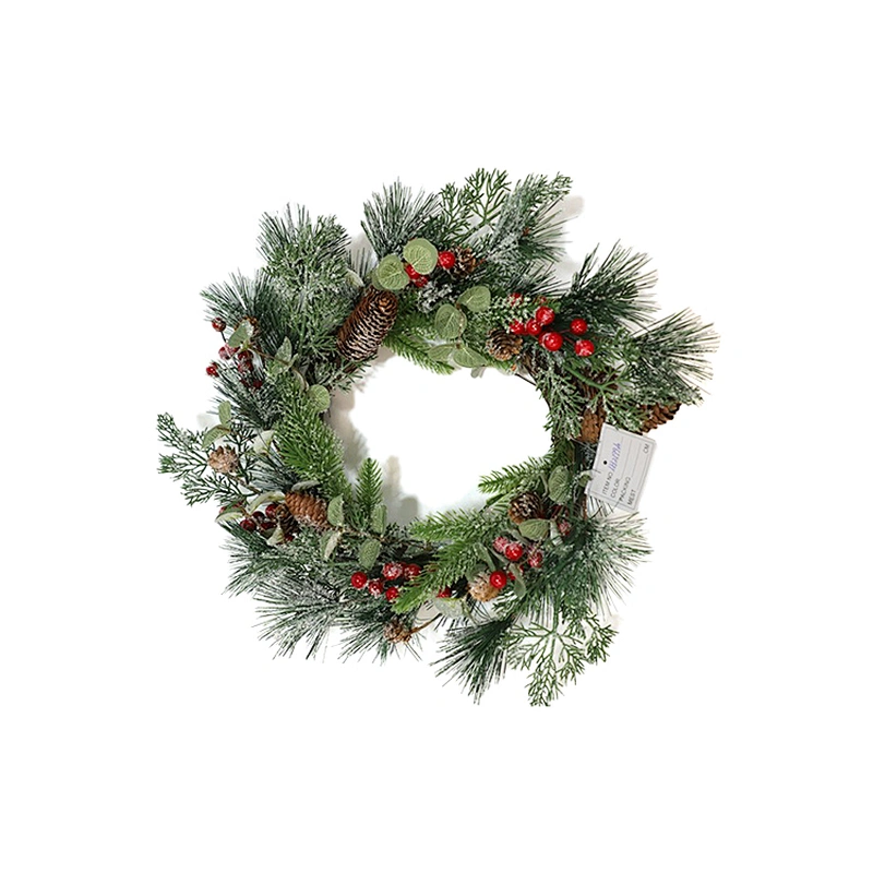 Factory Sale Low Price Wholesale Simulation Christmas Wreath Ornaments Decorations