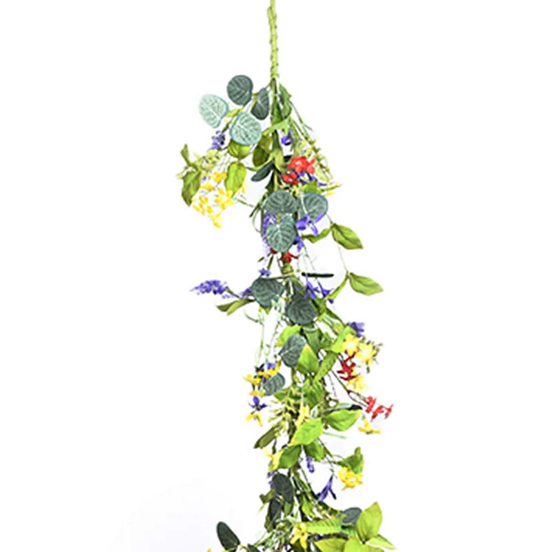 Hand Wrapped artificial Spring Floral garland decoration Handy Carfts simulation Garland