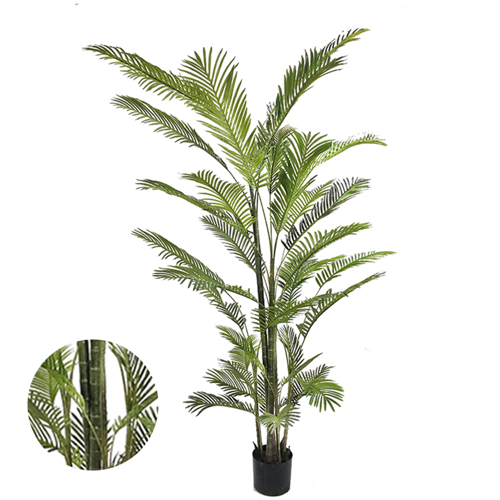 Manufactures Ornamental Areca Palm Home Decoration Big Artificial Outdoor Areca Palm