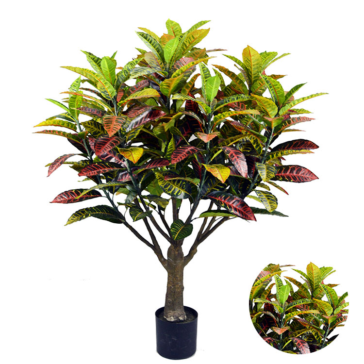 Factory Wholesale Price real touch artificial colored foliage artificial colored foliage trees