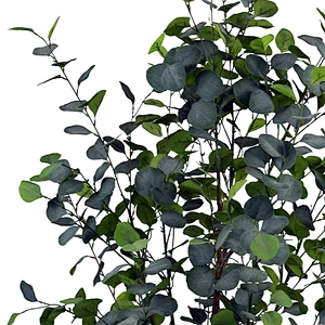 Factory price fabric artificial eucalyptus plant outdoor artificial eucalyptus trees plant for home