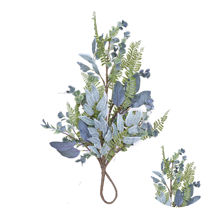 Personalized Spring Greenery Hand wrapped Teardrop artificial decorative Teardrop plant