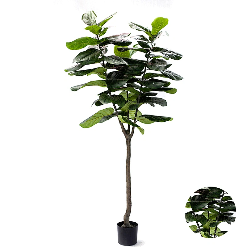 New Type Decoration Garden Artificial Fiddle Leaf Fig Tree Plants Tall Fiddle Leaf Plants