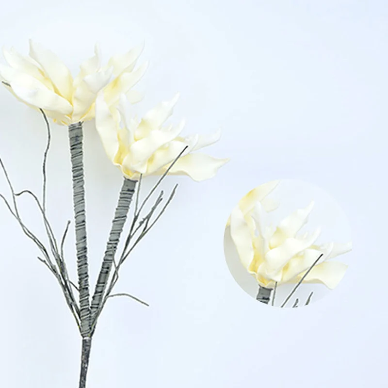 High Quality decorative Crafts flowers foam different size foam flowers with stem
