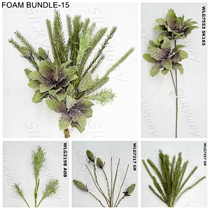 Wholesale Plastic Big Plants Wedding Bouquet Gifts And Decorations Artificial Foam Flowers