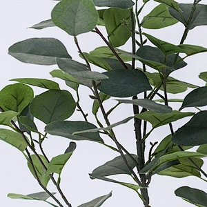 Greenery Eucalyptus Leaves Garland Artificial Eucalyptus Faux Plant  With Planter Potted Eucalyptus Plant