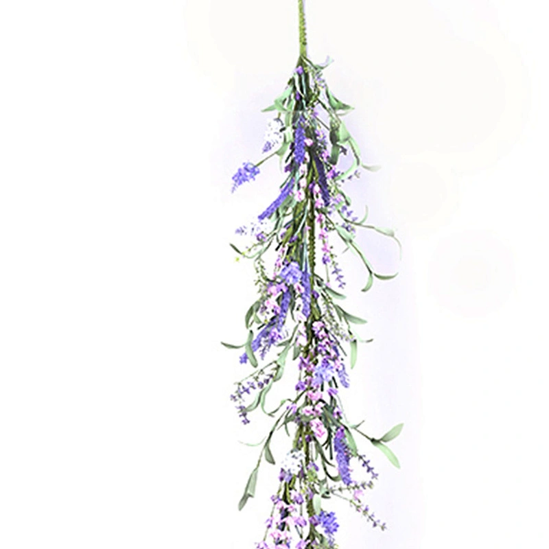 New Design personalized spring Garland Arts And Crafts Lavender with Ivy leaves garland