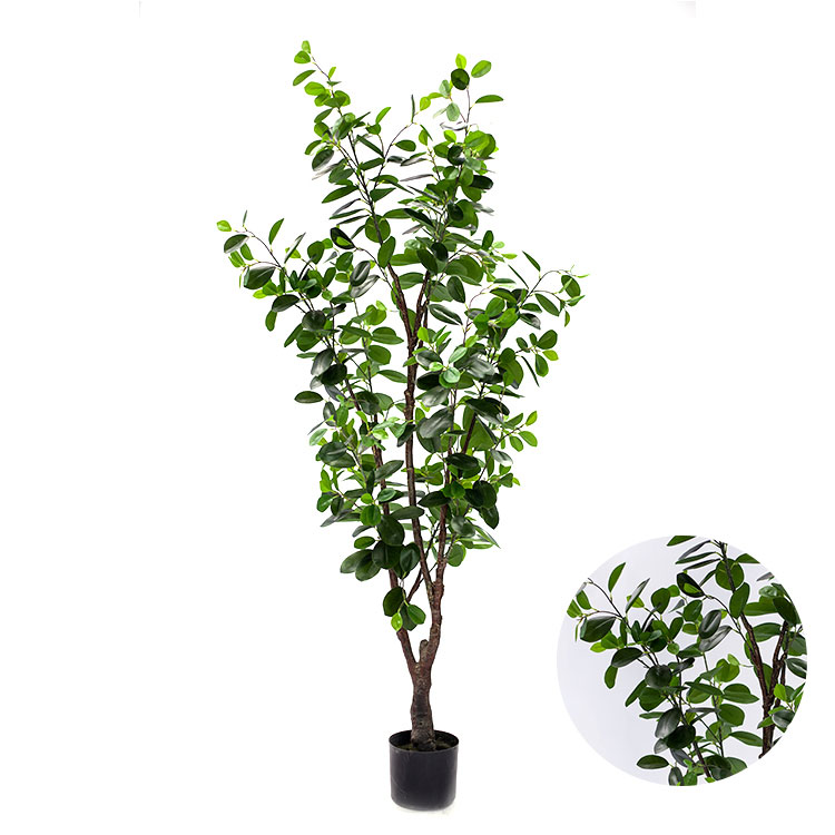 indoor ficus artificia trees bonsai house plant potted banyan tree artificial for living room