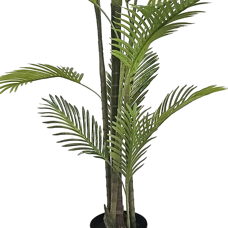 Wedding Artificial Foliace Plastic Plants Areca Palm Tree For Indoor Decoration, Artificial Areca Palm Trees Plant