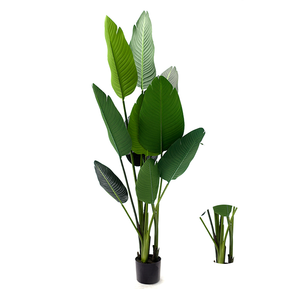 Real Touch Artificial Banana Tree Plants Artificial Decorative Varigata Plam Banana Tree Suppliers