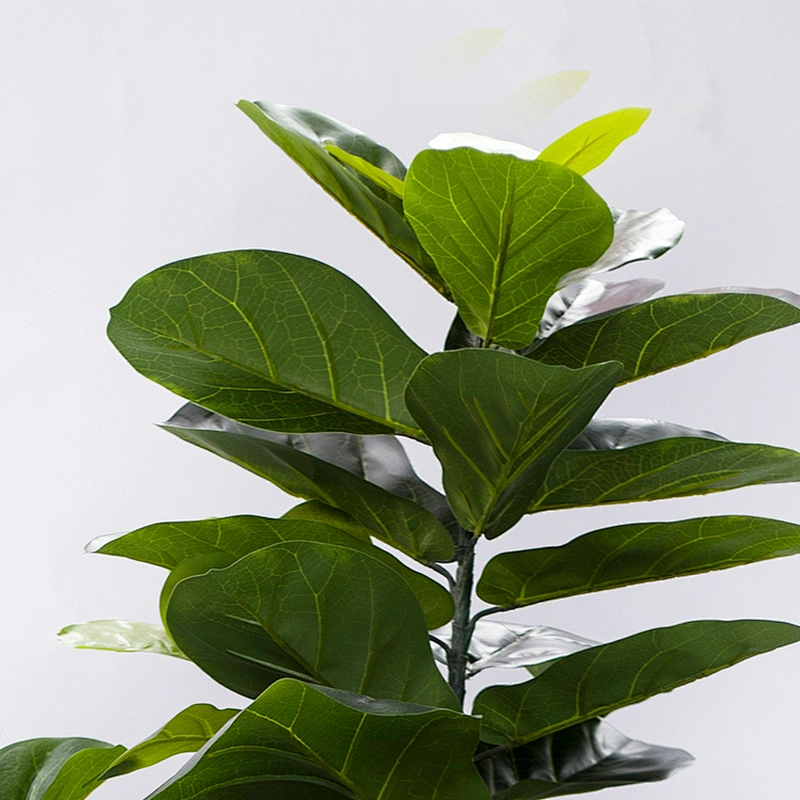 Wholesale Selling Artificial Plastic Real Touch Fiddle Tree Outdoor Simulation Palm Fiddle Trees