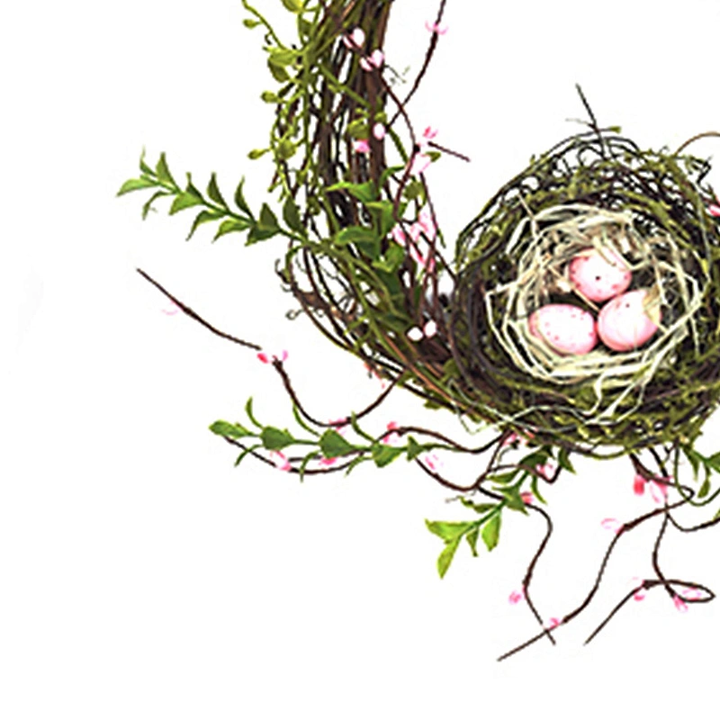 Hand Wrapped Real Touch Wreaths Personalized Spring Wreaths For Easter Decoration
