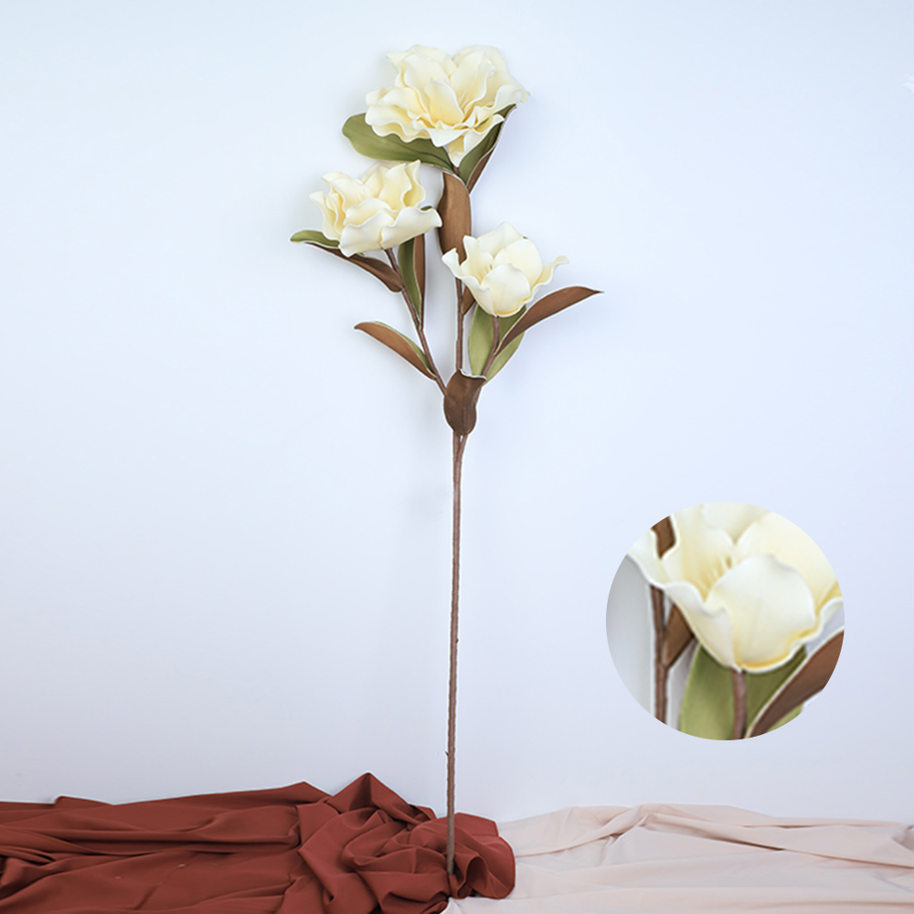 Silk Wedding Bouquet Artificial Preserved Foam Flowers New Design Foam Flowers With Stem