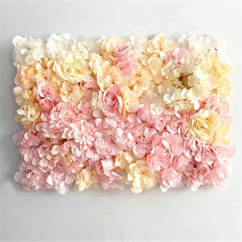 Living Room Decorations Wedding Birthday Party Artificial Flower Wall Romantic Artificial Flowers Plants Backdrop