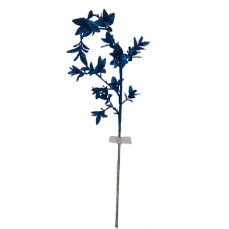 Christmas Decorations Artificial Flowers 71.12cm Golden Flowers Hand Wrapped Floral For Sale